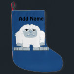 Cute little Yeti Small Christmas Stocking<br><div class="desc">Cute little Yeti</div>
