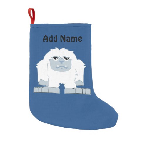 Cute little Yeti Small Christmas Stocking