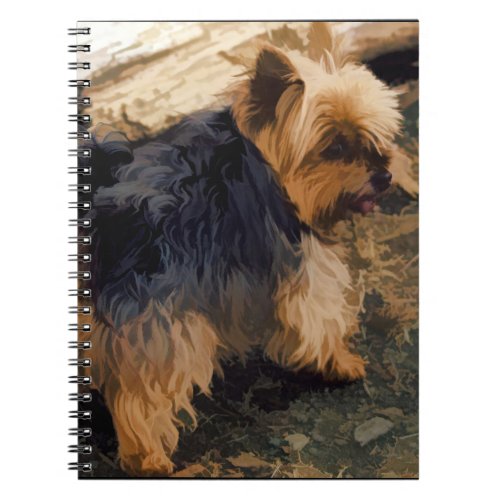 Cute Little Yorkie   _ Yorkshire Terrier Dog Notebook