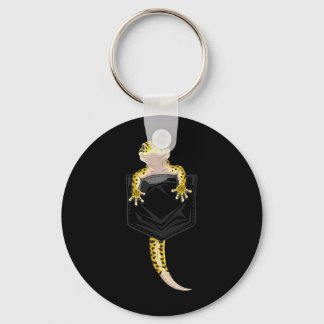 Cute Lizard Reptile Leopard Gecko Poc Gifts Men Keychain