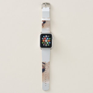 CUTE LLAMA ALPACA LAUGHING APPLE WATCH BAND