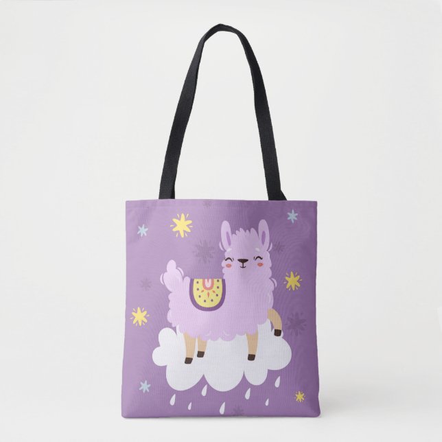 Cute Llama/Alpaca Tote Bag (Front)