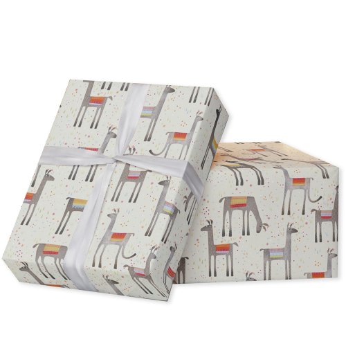 Cute Llama Alpaca Wrapping Paper