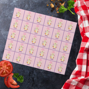 Cute Llama Animal Birthday Party Colorful Mexican Wrapping Paper