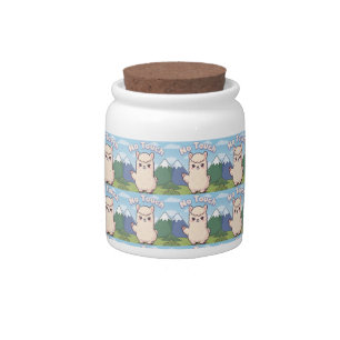 Cute Llama Candy Jar