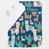 LVYZIHO Baby Blanket Personalized Name Cute Llama And Rainbow Boy / Girl  Blanket - 30x40 / 48x60 / 60x80 Inches - Fleece Blanket - AliExpress