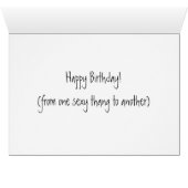 Cute Llama Face Humorous Birthday (Inside Horizontal (Bottom))