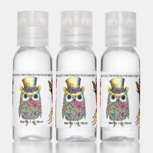 Cute Llama, Giraffe and Owl Hand Sanitizer