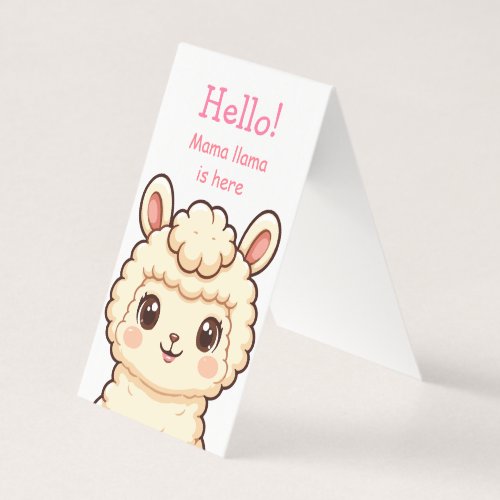 Cute llama illustration design