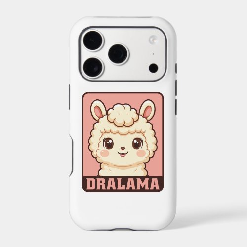 Cute llama illustration design iPhone 17 pro case