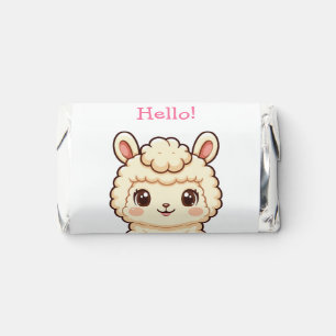 Cute llama illustration design hershey's miniatures