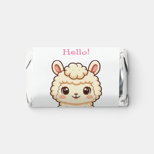 Cute llama illustration design hershey's miniatures