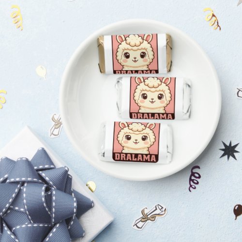 Cute llama illustration design hershey's miniatures