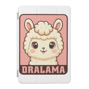 Cute llama illustration design iPad mini cover