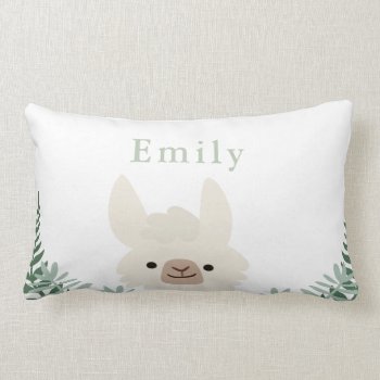 Cute Llama Kids/baby Pillow by OS_Designs at Zazzle
