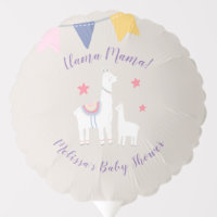 Cute Llama Mama and Baby Boho Baby Shower