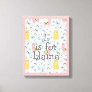 Cute llama Nursery Decor