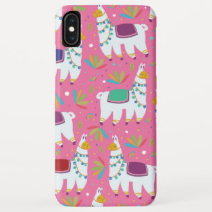 Cute Llama Pattern iPhone XS Max Case