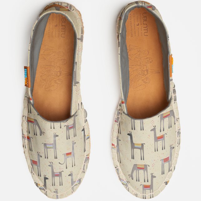 Cute Llama Pattern Espadrilles (Creator Uploaded)