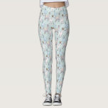 Cute Llama Pattern on Polka Dots Leggings<br><div class="desc">Patterned leggings with a cute pattern featuring whimsical llamas. One is laying down,  one is holding a flower in his mouth,  and one is looking at you suspiciously. These animals have lots of charming character. Set on a green polka dot background.</div>