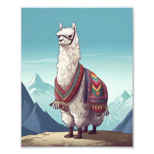 Cute Llama Poster