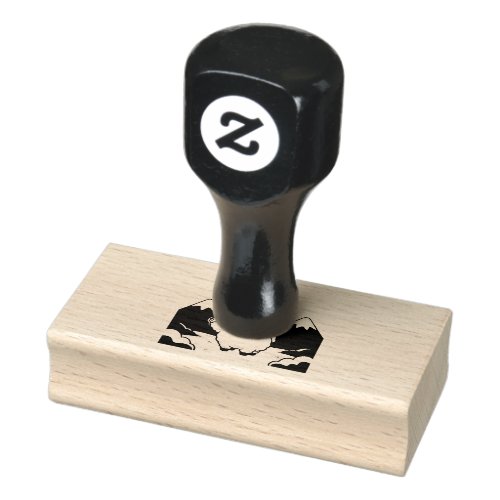 Cute Llama  Rubber Stamp