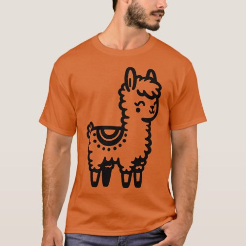 Cute Llama T_Shirt
