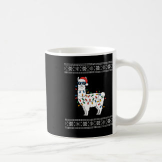 Cute Llama Ugly Christmas  Coffee Mug