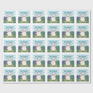 Cute Llama Wrapping Paper