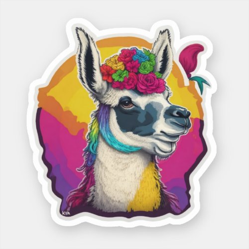 Cute Llamas Sticker