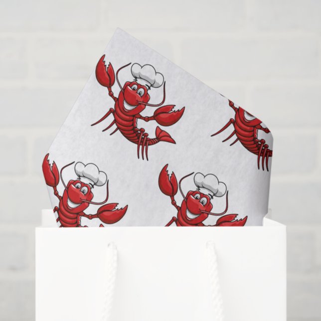 Cute Lobster boil party Tissue Paper (Gift Bag)