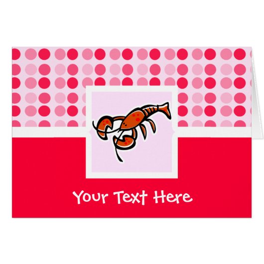 Cute Lobster Cards (Front Horizontal)