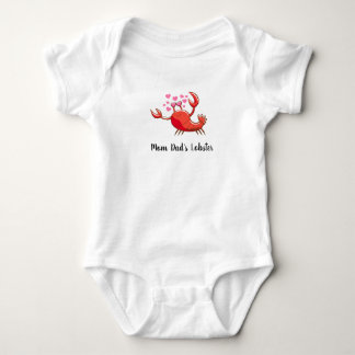 Cute Lobster Cartoon Babysuit Baby Bodysuit