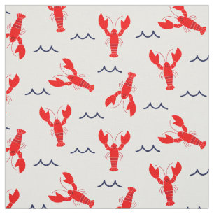 Cute Lobster Fabric