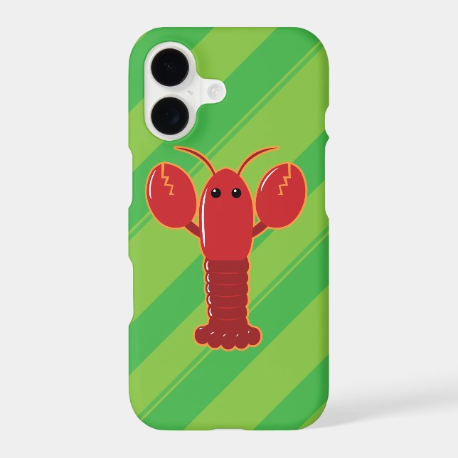 Cute Lobster Iphone Case (Back)