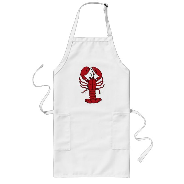 Cute Lobster Nautical beach apron (Front)