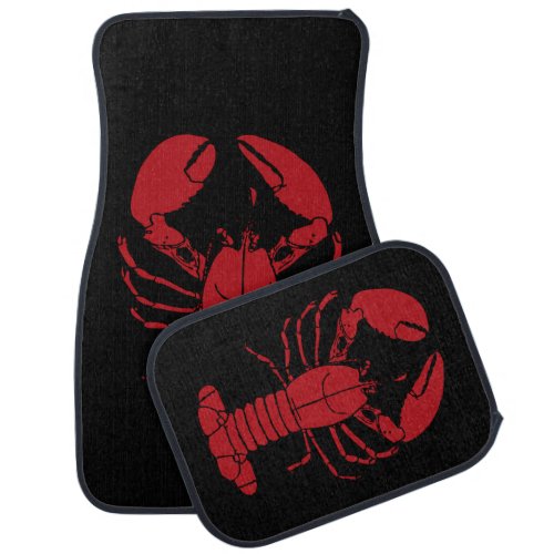 Cute Lobster Nautical beach  Car Mats