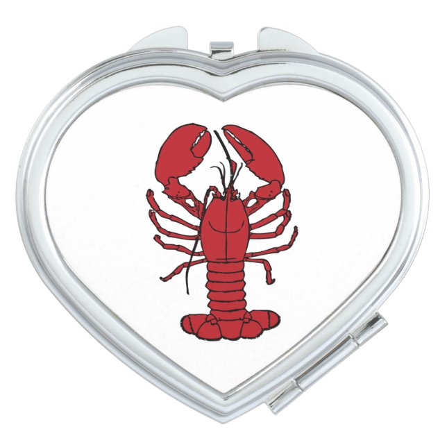 Cute Lobster Nautical beach    Mirror (Front)