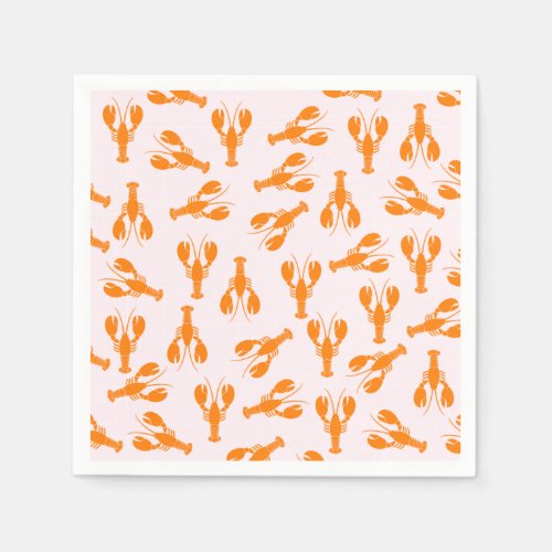 Cute Lobster Paper Napkins