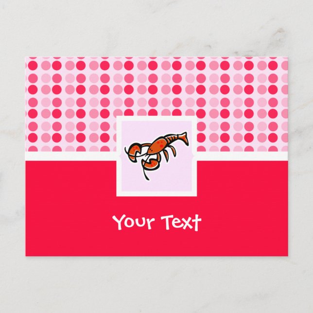 Cute Lobster Postcard (Front)