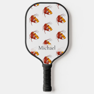 Cute Lobster Seafood Personalized Retirement Pickleball Paddle
