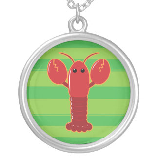 Cute Lobster Silver Plated Necklace
