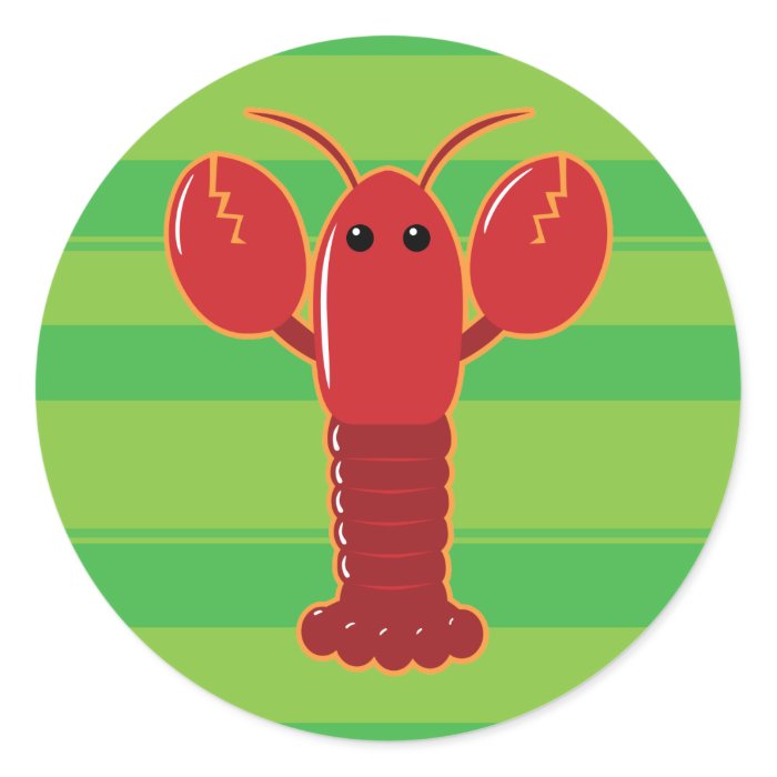 Cute Lobster Stickers