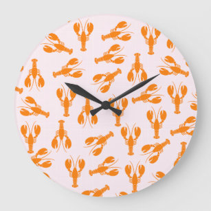 Cute Lobster Wall Clock