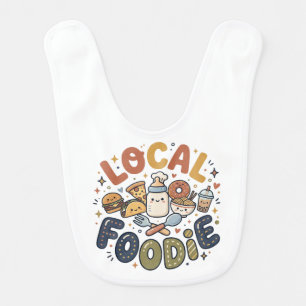 Cute "Local Foodie" Baby Bib