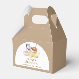 Cute Locally Grown Farm Chicken Mouse Baby Shower Favor Boxes