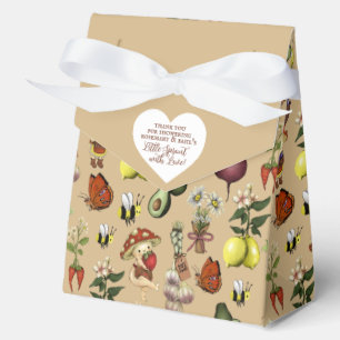 Cute Locally Grown Little Sprout Baby Shower Favor Boxes