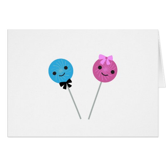 Cute Lollipops Cards (Front Horizontal)