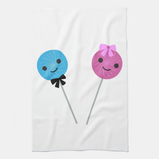 Cute Lollipops Towel (Vertical)