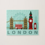 Cute London Illustration puzzle<br><div class="desc">See my store for more London items.</div>